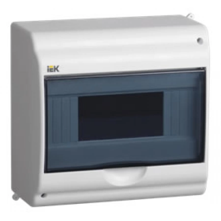 Щиток модульный с  прозрачной дверцей, настенный IEK Бокс КМПн 2/9-1 (MKP42-N-09-31-01)