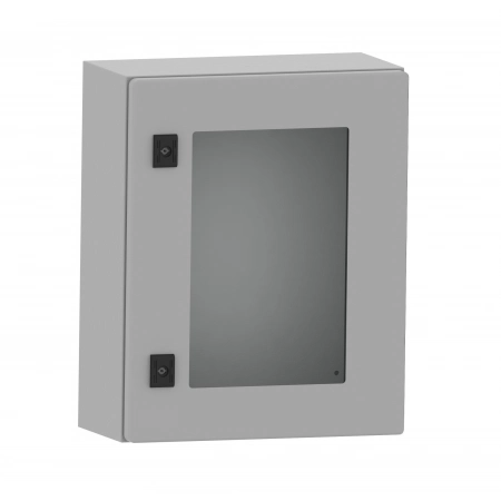 Навесной шкаф с прозрачной дверью ДКС Навесной шкаф CE, 400x400x200 мм, IP66 (R5CEX0442)