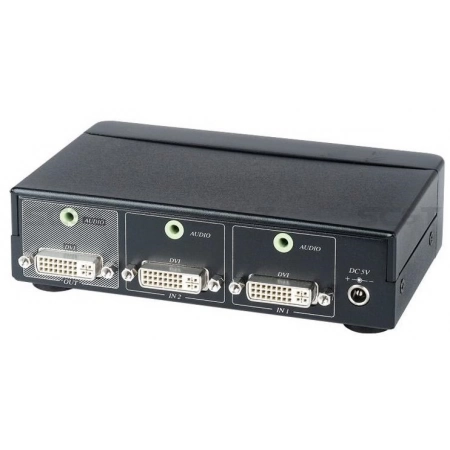 Коммутатор DVI- и стерео аудиосигналов SC&T DS02A