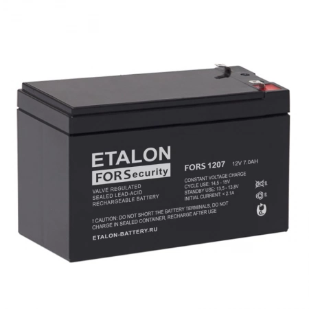 Аккумулятор герметичный свинцово-кислотный ETALON ETALON FORS 1207