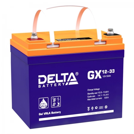 Аккумулятор герметичный свинцово-кислотный Delta Delta GX 12-33