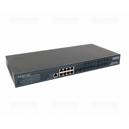 Коммутатор Gigabit Ethernet на 18 портов OSNOVO SW-70818/L2