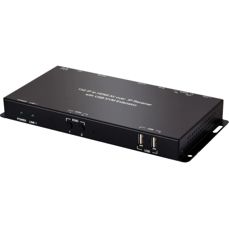 Приемник KVM-сигналов 2 х HDMI, аудио, ИК, USB и RS-232 из 1000BaseT Cypress CH-352RX