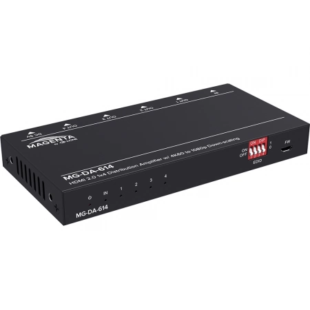 Усилитель-распределитель 1:4 сигналов HDMI 4096x2160/60 с понижающим масштабированием TVOne MG-DA-614