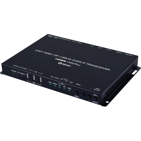 Конфигурируемый приемник / передатчик сигналов HDMI, DP, Ethernet, стереоаудио, 3 х USB 2.0, RS-232 и двунаправленного ИК по оптической линии Cypress COH-TR7