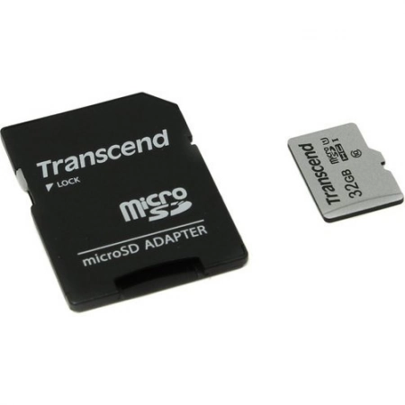 Карта памяти microSDXC, 32 ГБ, Class 10 Transcend TS32GUSD300S-A