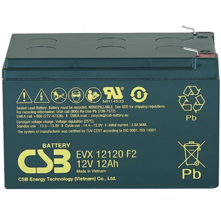 Аккумулятор герметичный свинцово-кислотный CSB EVX 12120
