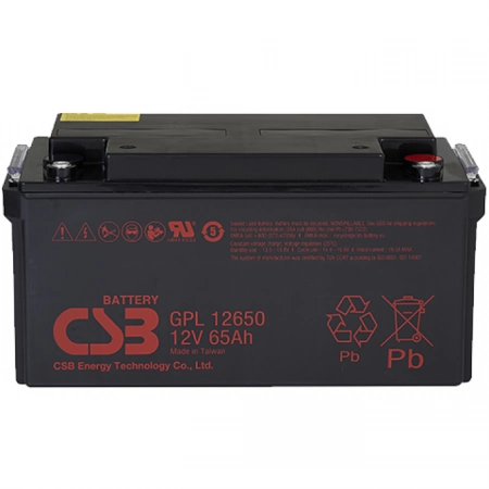 Аккумулятор герметичный свинцово-кислотный CSB GPL 12650