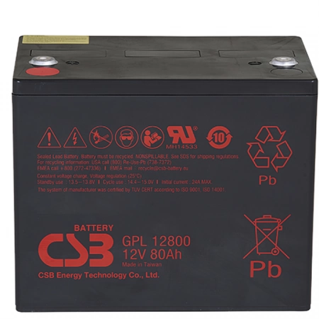 Аккумулятор герметичный свинцово-кислотный CSB GPL 12800