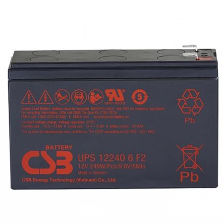 Аккумулятор герметичный свинцово-кислотный CSB UPS 122406