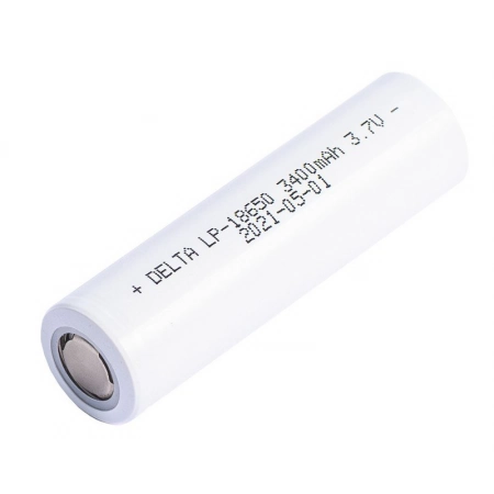 Аккумулятор литий-полимерный цилиндрический Delta LP-18650 3400mAh