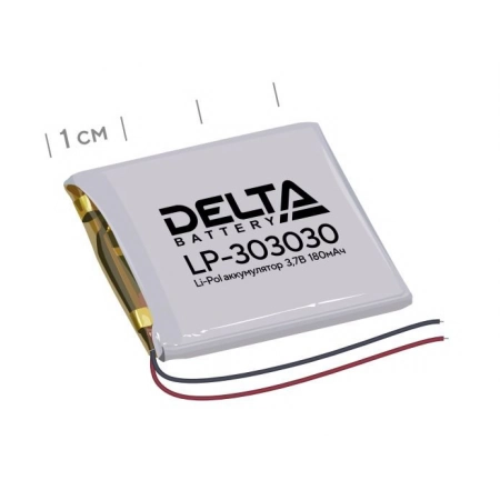 Аккумулятор литий-полимерный призматический Delta LP-303030
