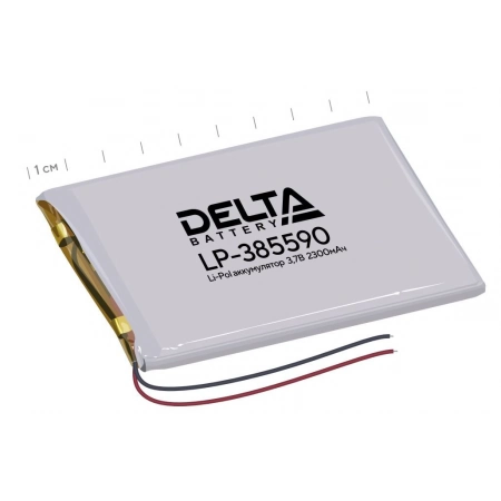 Аккумулятор литий-полимерный призматический Delta LP-385590