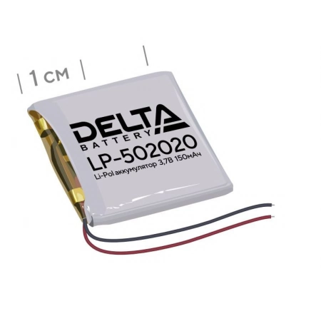 Аккумулятор литий-полимерный призматический Delta LP-502020