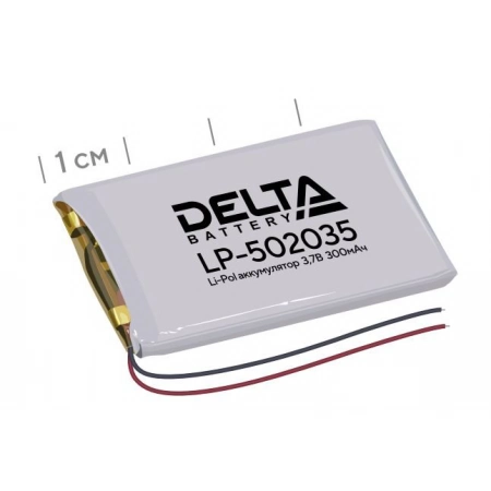 Аккумулятор литий-полимерный призматический Delta LP-502035
