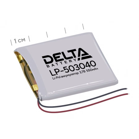 Аккумулятор литий-полимерный призматический Delta LP-503040