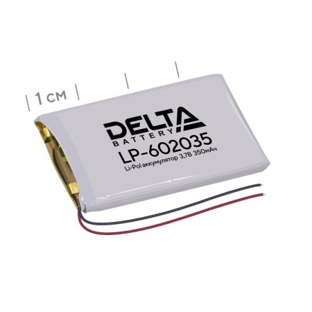 Аккумулятор литий-полимерный призматический Delta LP-602035