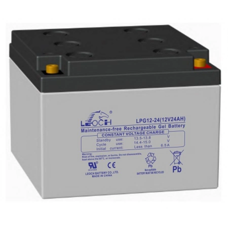 Аккумулятор герметичный свинцово-кислотный LEOCH LPG 12-24
