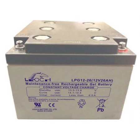 Аккумулятор герметичный свинцово-кислотный LEOCH LPG 12-26
