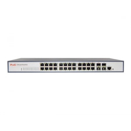 Коммутатор 24-портовый Gigabit Ethernet с PoE ComOnyx CO-SWP24GFM
