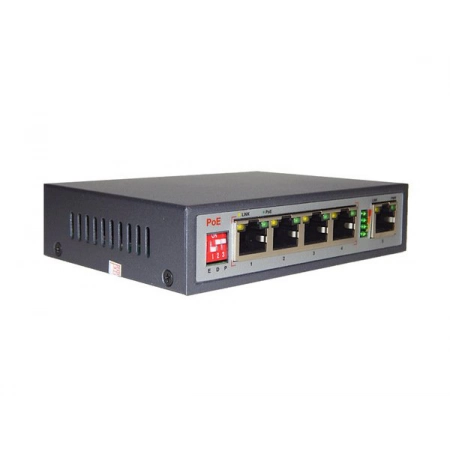 Коммутатор 4-портовый Gigabit Ethernet с PoE ComOnyx CO-SWP5C