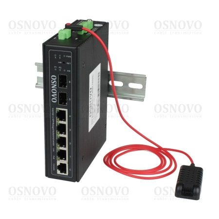Коммутатор с PoE Gigabit Ethernet OSNOVO SW-80402/ILS(port 90W,180W)