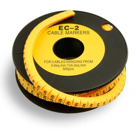 Маркер для кабеля CABEUS EC-2-5 (7426c) (500 шт)