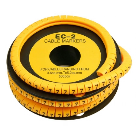 Маркер для кабеля CABEUS EC-2-7 (7428c) (500 шт)