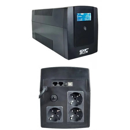 Источник бесперебойного питания линейно-интерактивный; SVC SVC V-1200-R-LCD