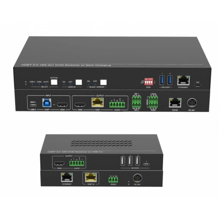 Презентационный коммутатор HDMI / USB-C / HDBT 2х1 Digis SS-KVM21-2