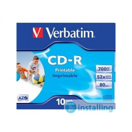 Компакт диск CD / DVD / BD Verbatim 43325