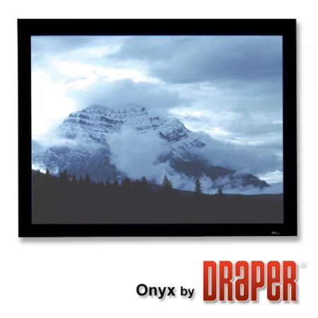 Экран постоянного натяжения с алюминиевой рамой Draper Onyx HDTV (9:16) 302/119