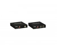 Приемник-декодер DVI, USB2.0 и KVM over IP, сжатие JPEG2000, с PoE MuxLab 500771-RX