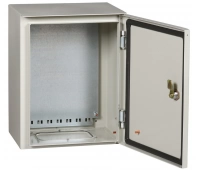 Шкаф металлический с монтажной платой IEK ЩМП-1-2 У1 IP54 PRO, 395x310x220 (YKM42-01-54-P)