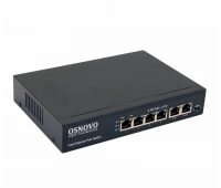 Коммутатор 6-портовыйFast Ethernet с PoE OSNOVO SW-20600(80W)