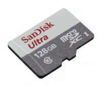Карта памяти microSDXC, 128 ГБ, Class 10 SanDisk SDSQUNR-128G-GN6TA