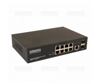 Коммутатор Gigabit Ethernet на 8 портов OSNOVO SW-80802/L(150W)
