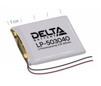Аккумулятор литий-полимерный призматический Delta LP-503040