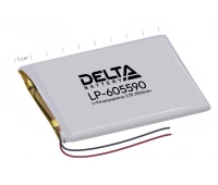 Аккумулятор литий-полимерный призматический Delta LP-605590