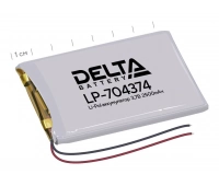 Аккумулятор литий-полимерный призматический Delta LP-704374