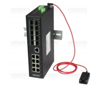 Коммутатор с PoE Gigabit Ethernet OSNOVO SW-808010/ILS(port 90W,720W)