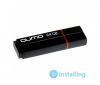 Флеш накопитель QUMO QM64GUD3-SP-black