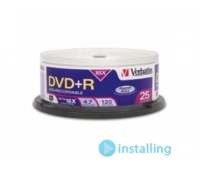Компакт диск CD / DVD / BD Verbatim 43500